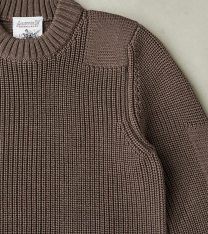 Robust Crewneck - Terra Magma Brown