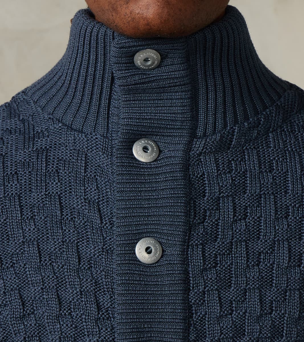 Stark II Cardigan - Shadow Blue