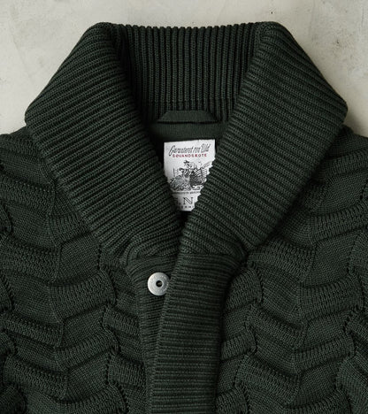 Epigon Cardigan - Dark Forest Green