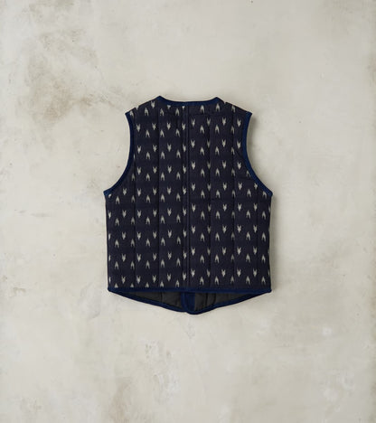 Arrow Yagasuri Indigo Sashiko Vest