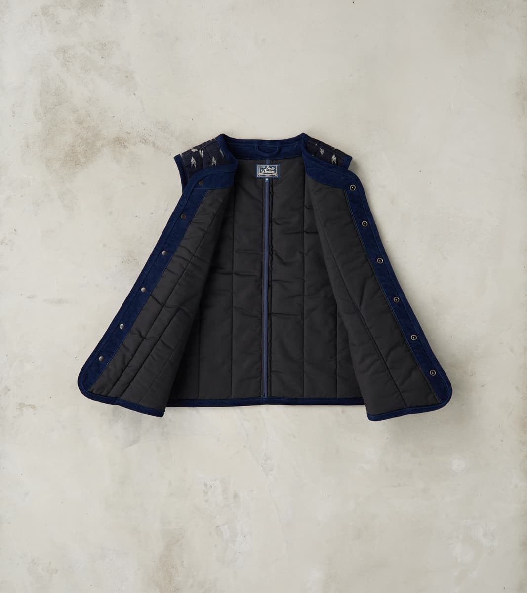 Arrow Yagasuri Indigo Sashiko Vest