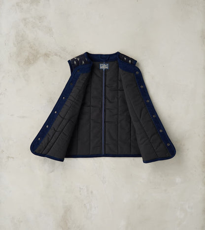 Arrow Yagasuri Indigo Sashiko Vest
