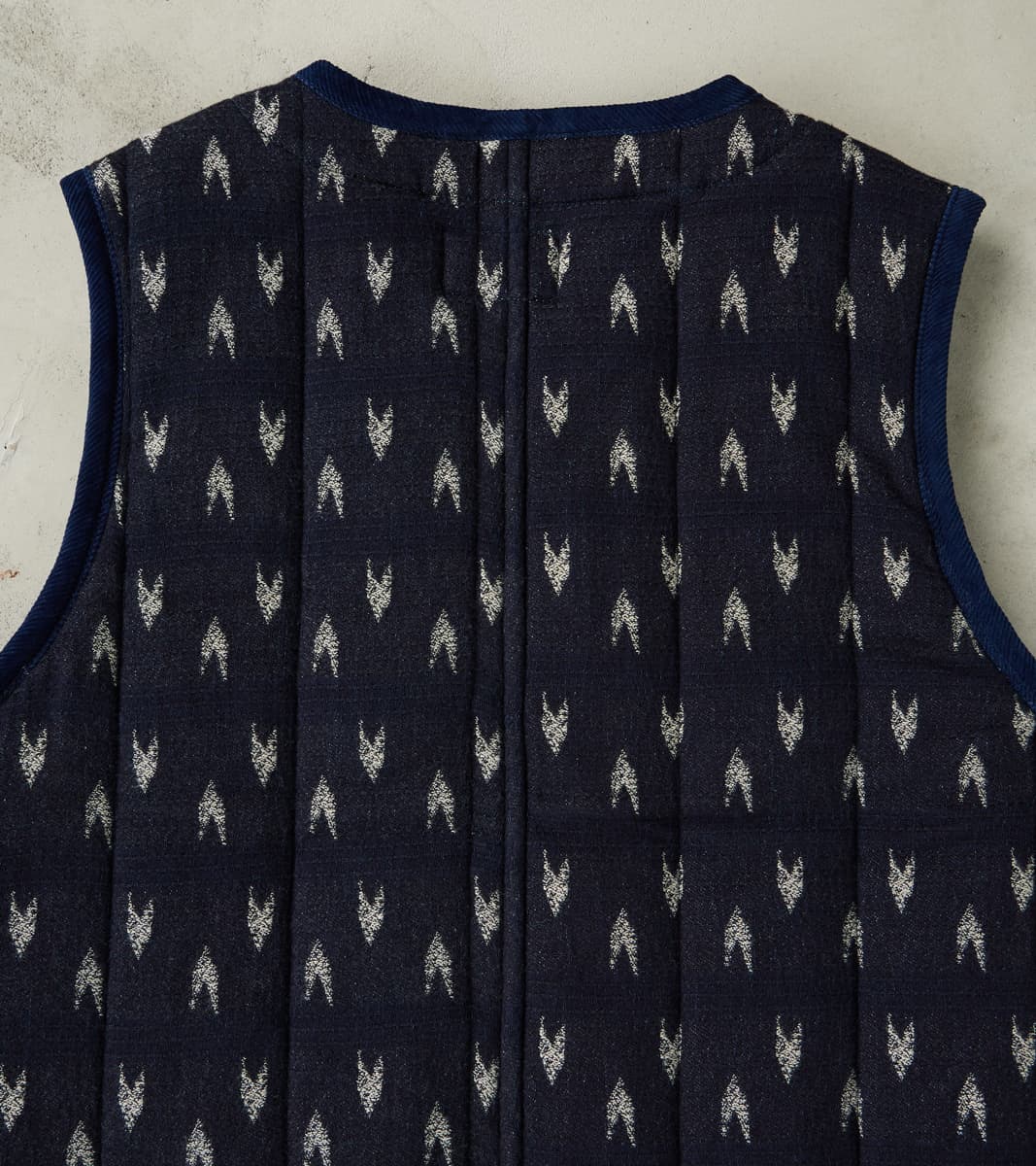 Arrow Yagasuri Indigo Sashiko Vest
