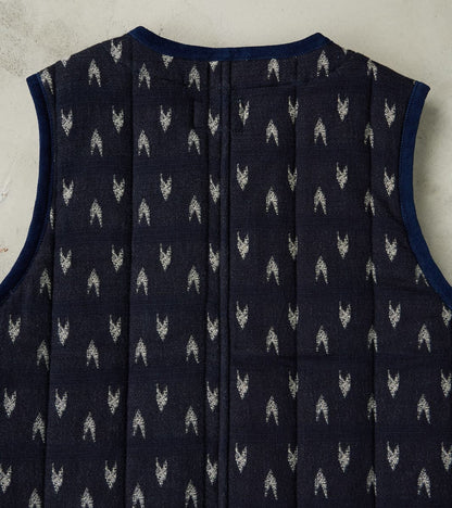 Arrow Yagasuri Indigo Sashiko Vest
