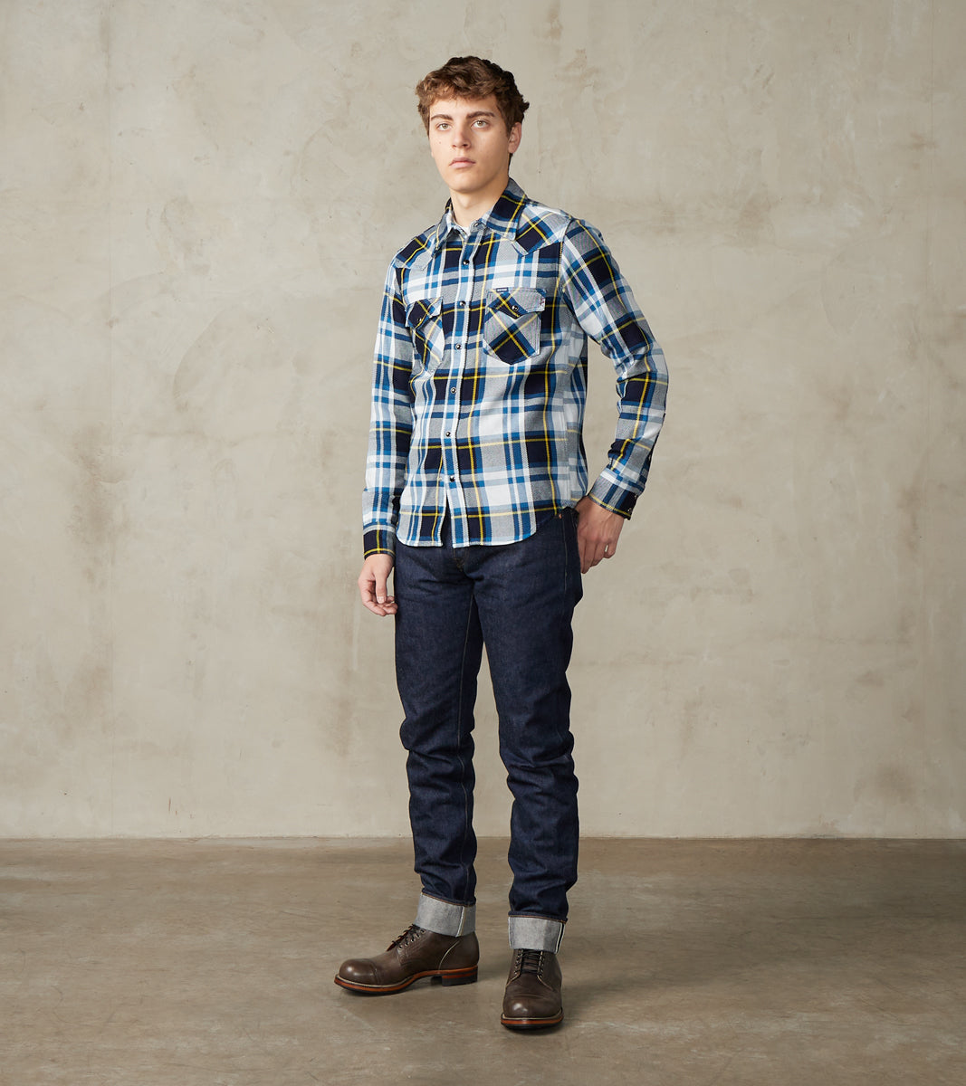 SD-808 - Relaxed Tapered Natural Indigo