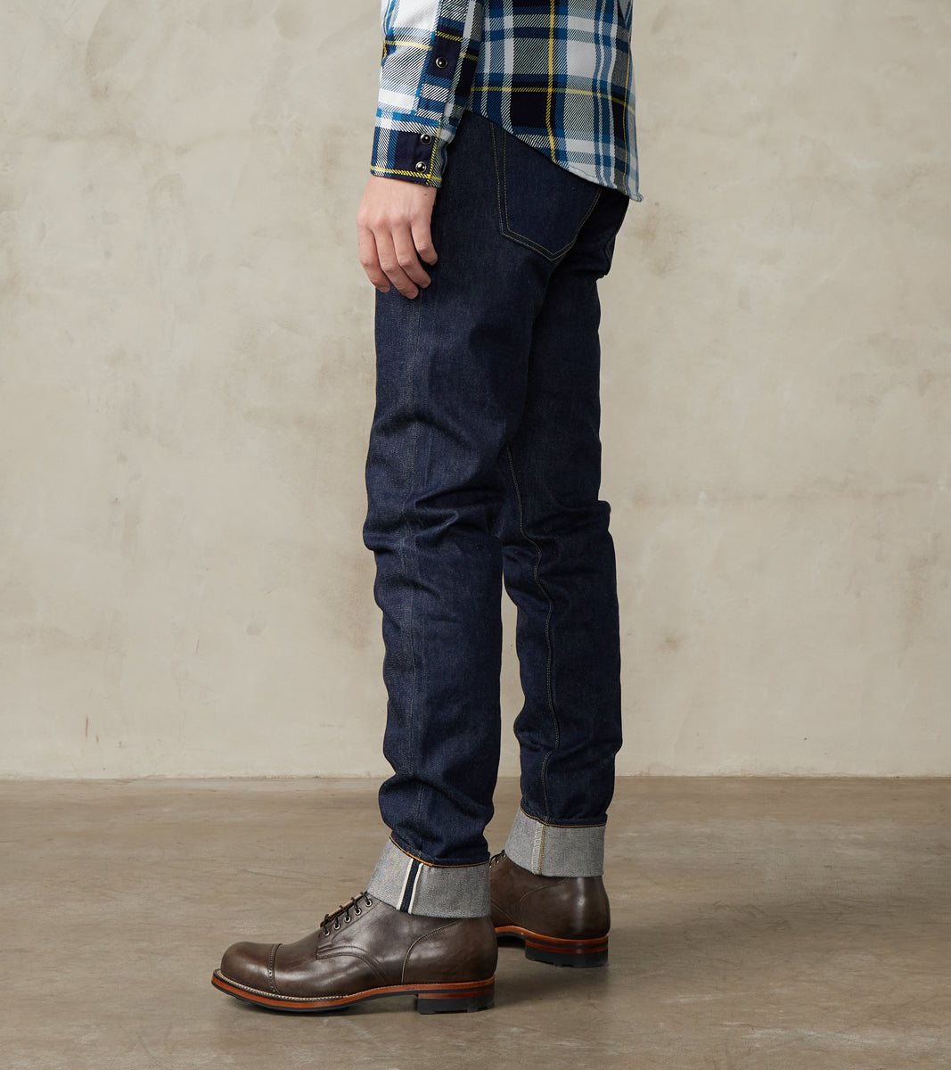 SD-808 - Relaxed Tapered Natural Indigo