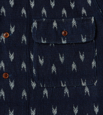 Arrow Yagasuri Indigo Sashiko Shirt