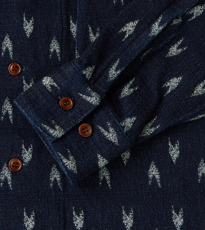 Arrow Yagasuri Indigo Sashiko Shirt