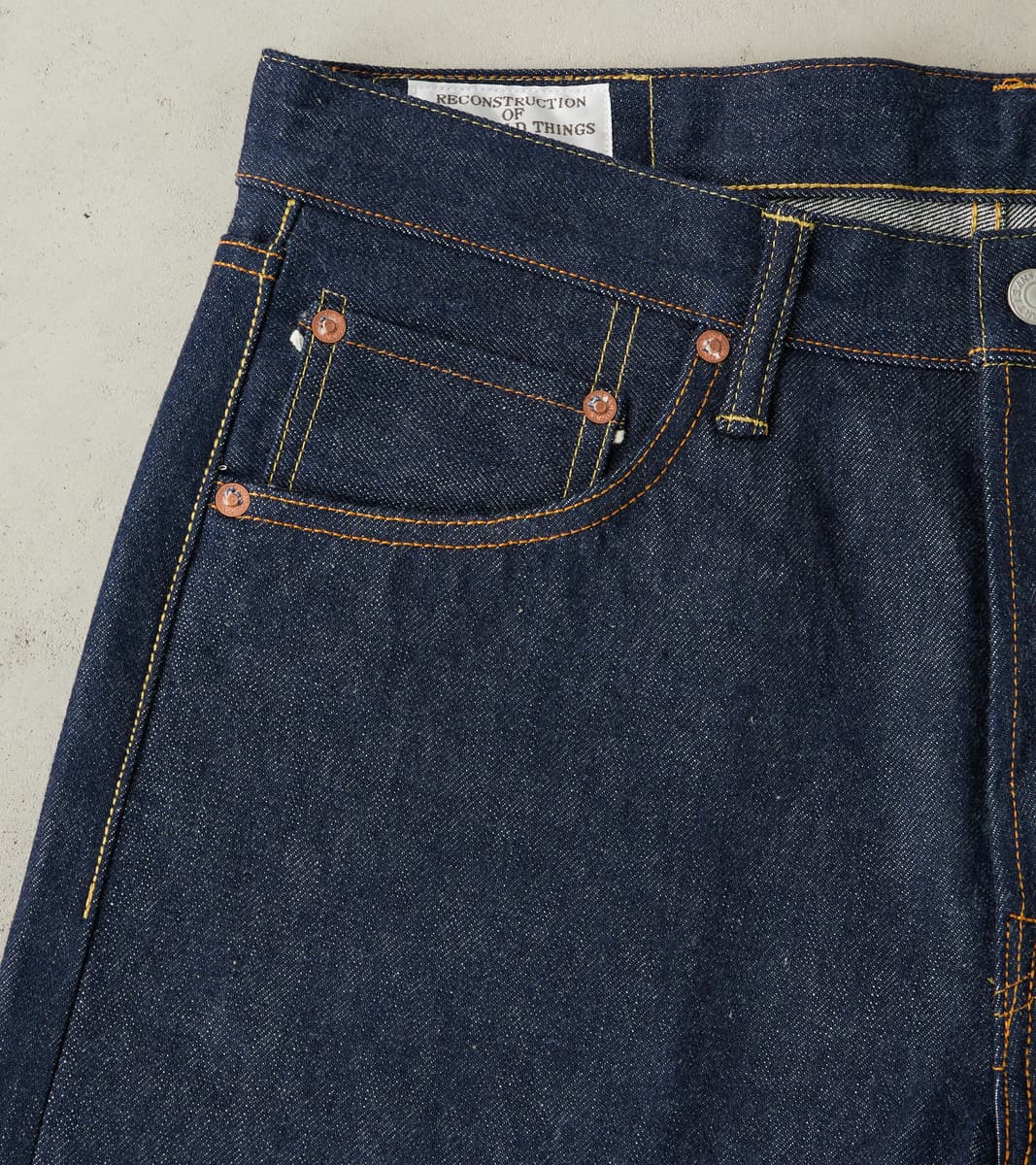 SD-808 - Relaxed Tapered Natural Indigo