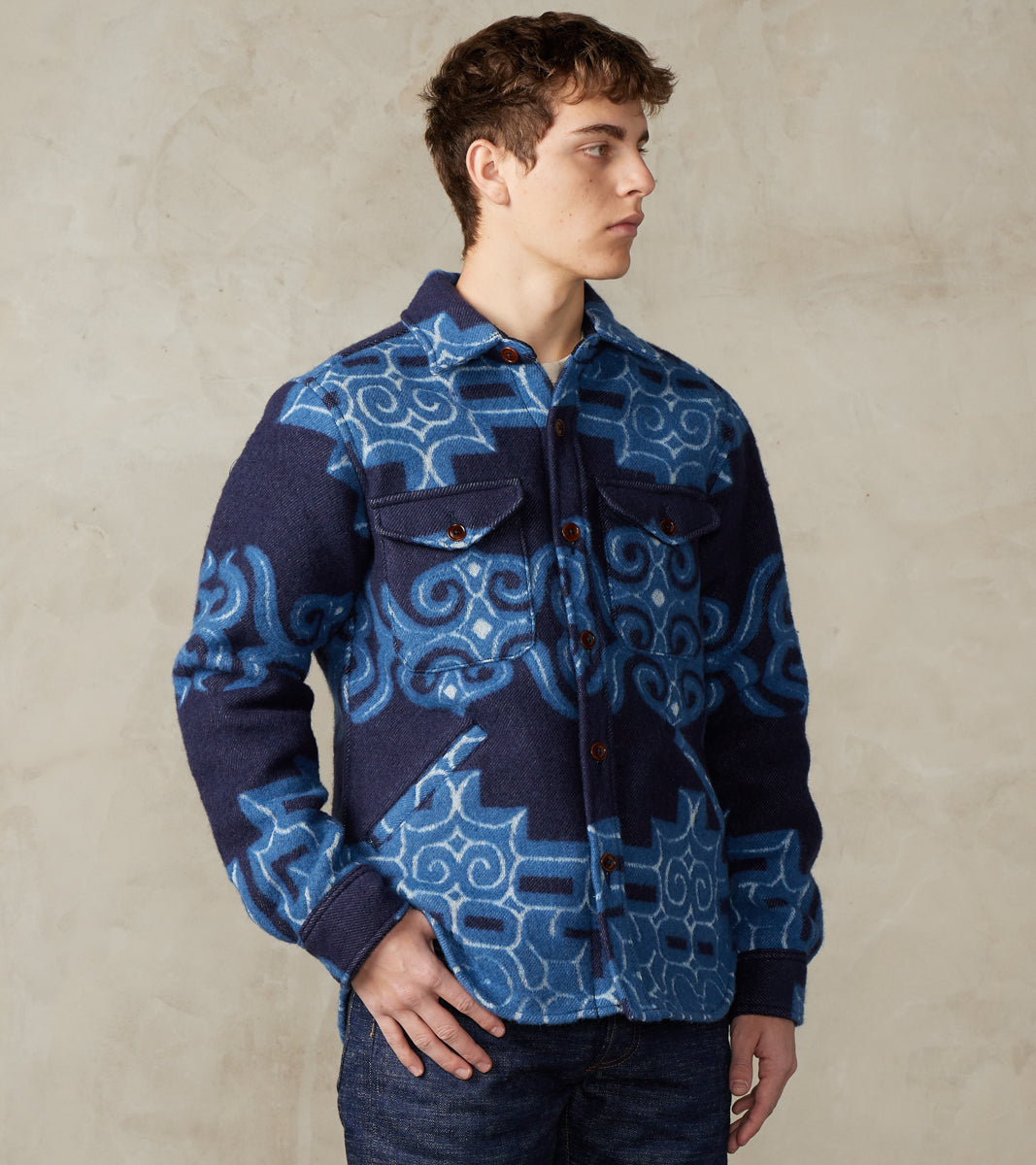 Studio D'Artisan 45th Anniversary Ainu Blanket Shirt