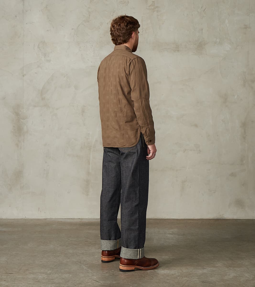 SSS26-ATW Olive Tropical Weather Dobby Shirt