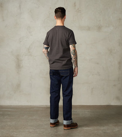 SJST-SC03 Japanese Cotton Short Sleeve Pocket T-Shirt - Kuromame