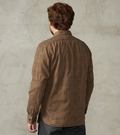 SSS26-ATW Olive Tropical Weather Dobby Shirt