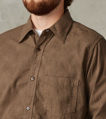 SSS26-ATW Olive Tropical Weather Dobby Shirt