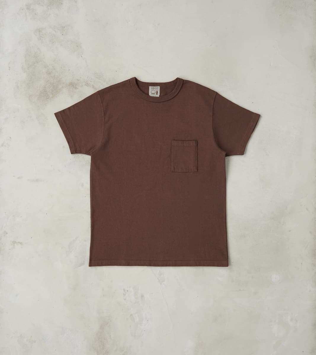 Samurai - SJST-SC03 Japanese Cotton Short Sleeve Pocket T-Shirt - Kuri…
