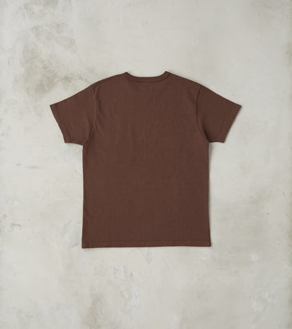 SJST-SC03 Japanese Cotton Short Sleeve Pocket T-Shirt - Kuri Dark