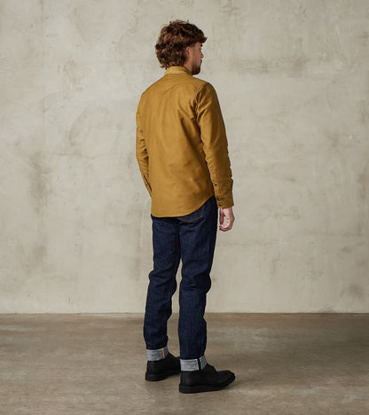 S211AX 18oz Ai Plus Benkei Natural Indigo - Relaxed Tapered