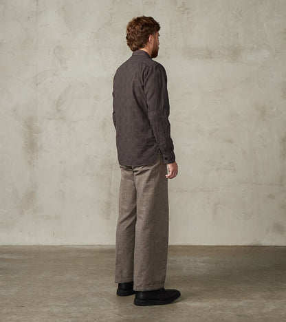 SSS26-ATW Charcoal Tropical Weather Dobby Shirt