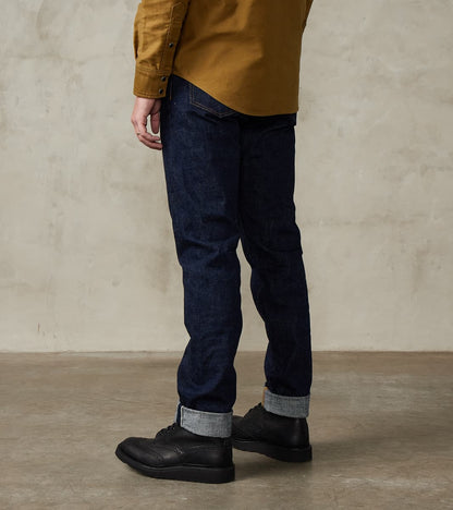 S211AX 18oz Ai Plus Benkei Natural Indigo - Relaxed Tapered