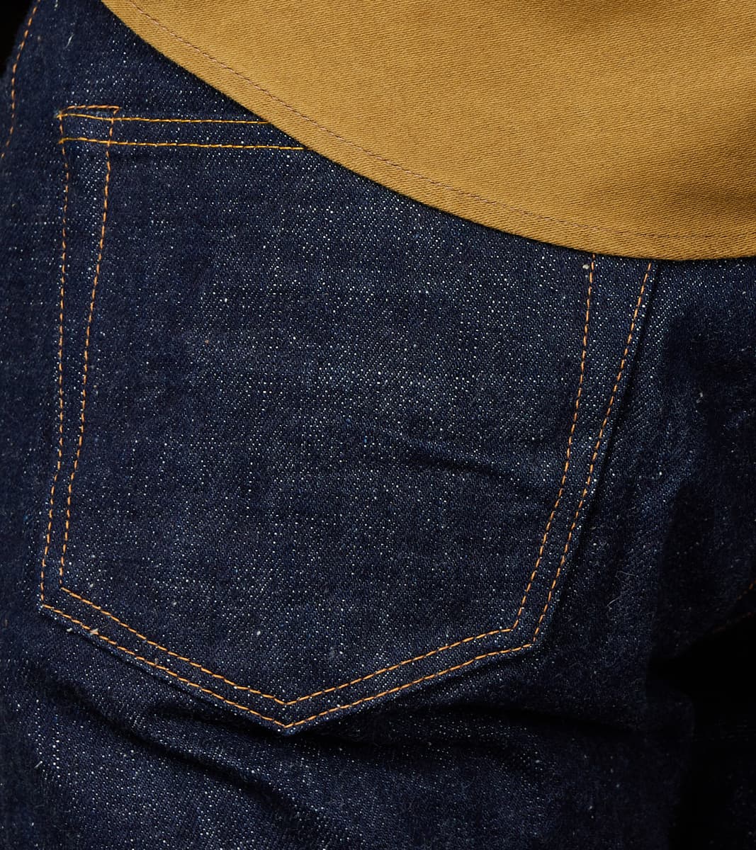 S211AX 18oz Ai Plus Benkei Natural Indigo - Relaxed Tapered