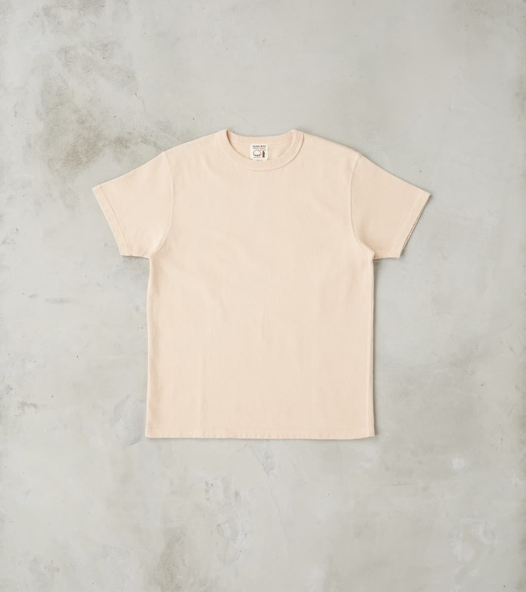 Samurai - SJST-SC01 Japanese Cotton Short Sleeve T-Shirt - Kuri Light