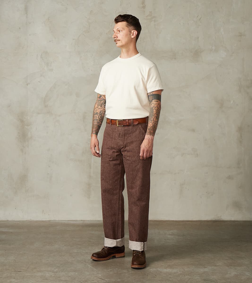 SJST-SC01 Japanese Cotton Short Sleeve T-Shirt - Natural