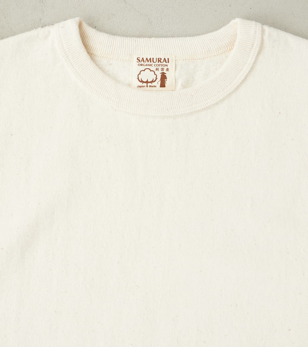 SJST-SC01 Japanese Cotton Short Sleeve T-Shirt - Natural