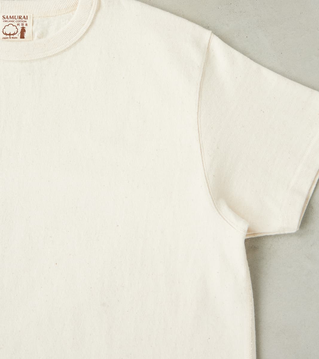 SJST-SC01 Japanese Cotton Short Sleeve T-Shirt - Natural