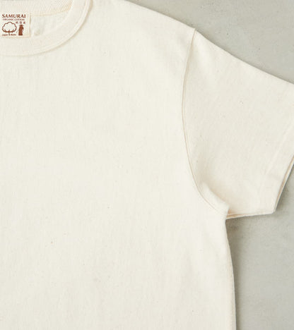 SJST-SC01 Japanese Cotton Short Sleeve T-Shirt - Natural
