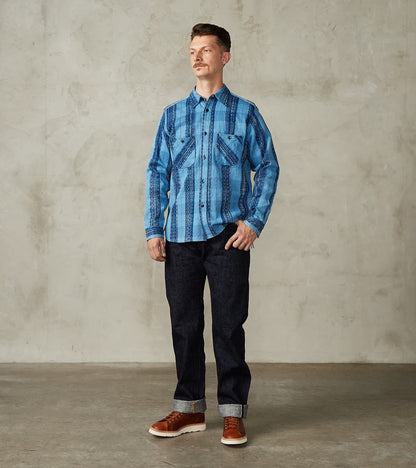 S5100VX 17oz Zero+ Bushido Indigo - High Straight