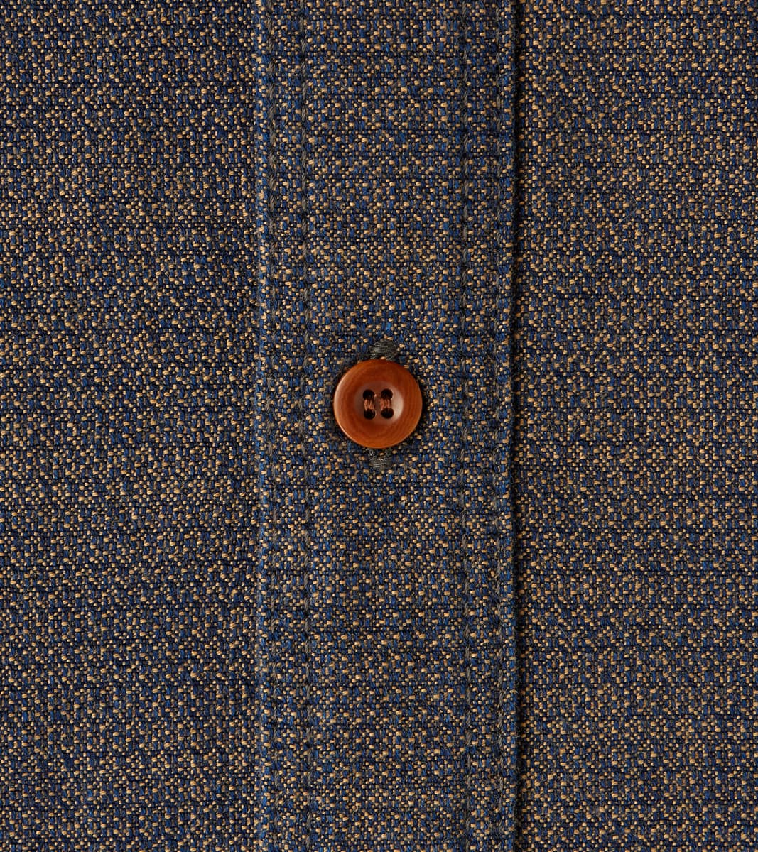SSS26-KSKW Natural Indigo Dyed Kanoko Aimadara Sashiko Work Shirt