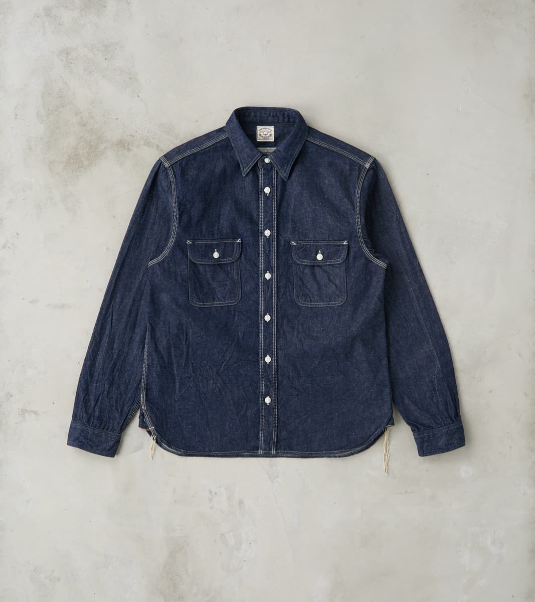 Samurai - SJWS-SC01W 10oz Japanese Samurai Cotton Indigo Denim Work Sh…