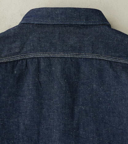SJWS-SC01W 10oz Japanese Samurai Cotton Indigo Denim Work Shirt