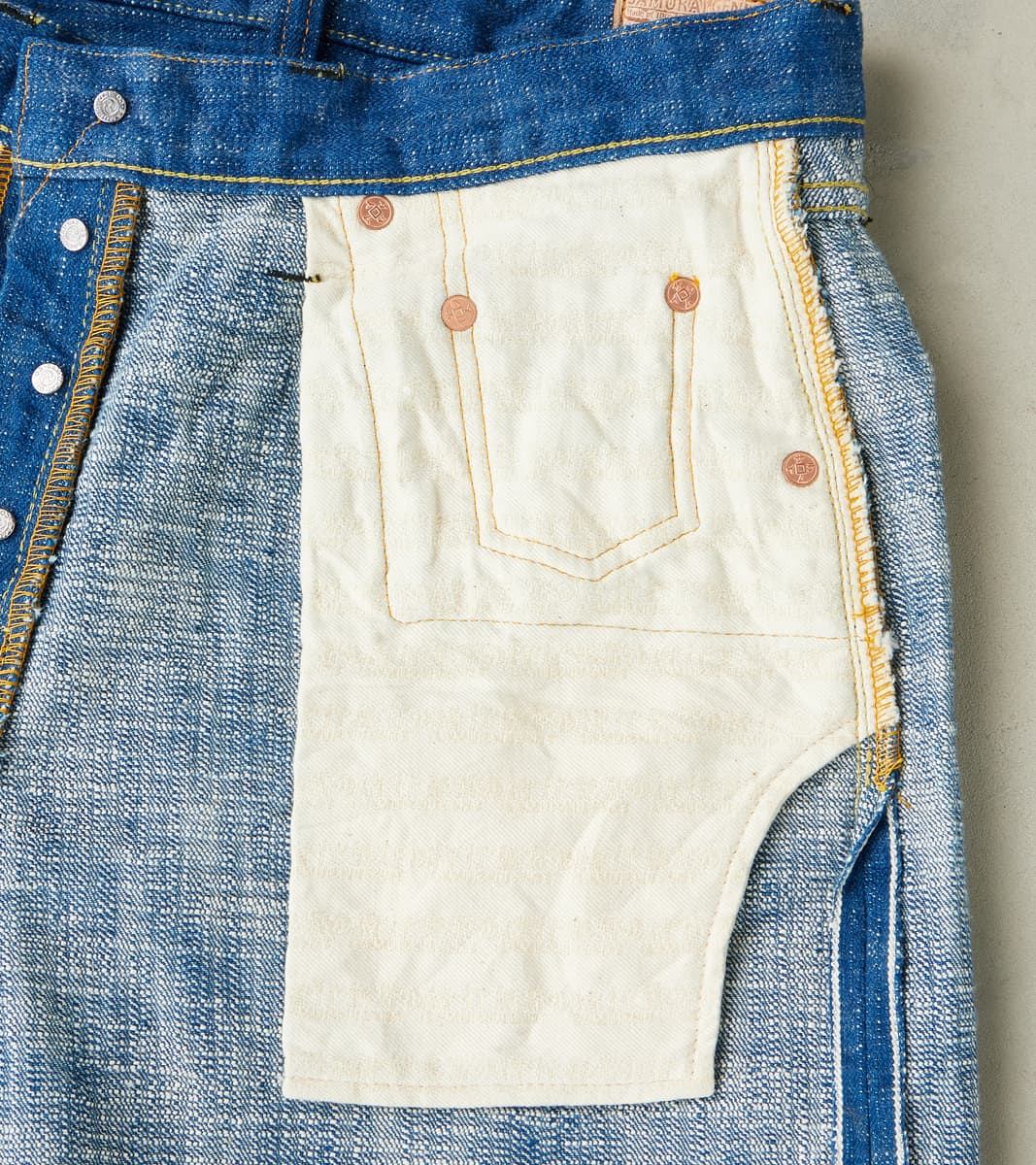 S211XX17OZ-SLB 17oz Murakumo Slub Sky Indigo - Relaxed Tapered