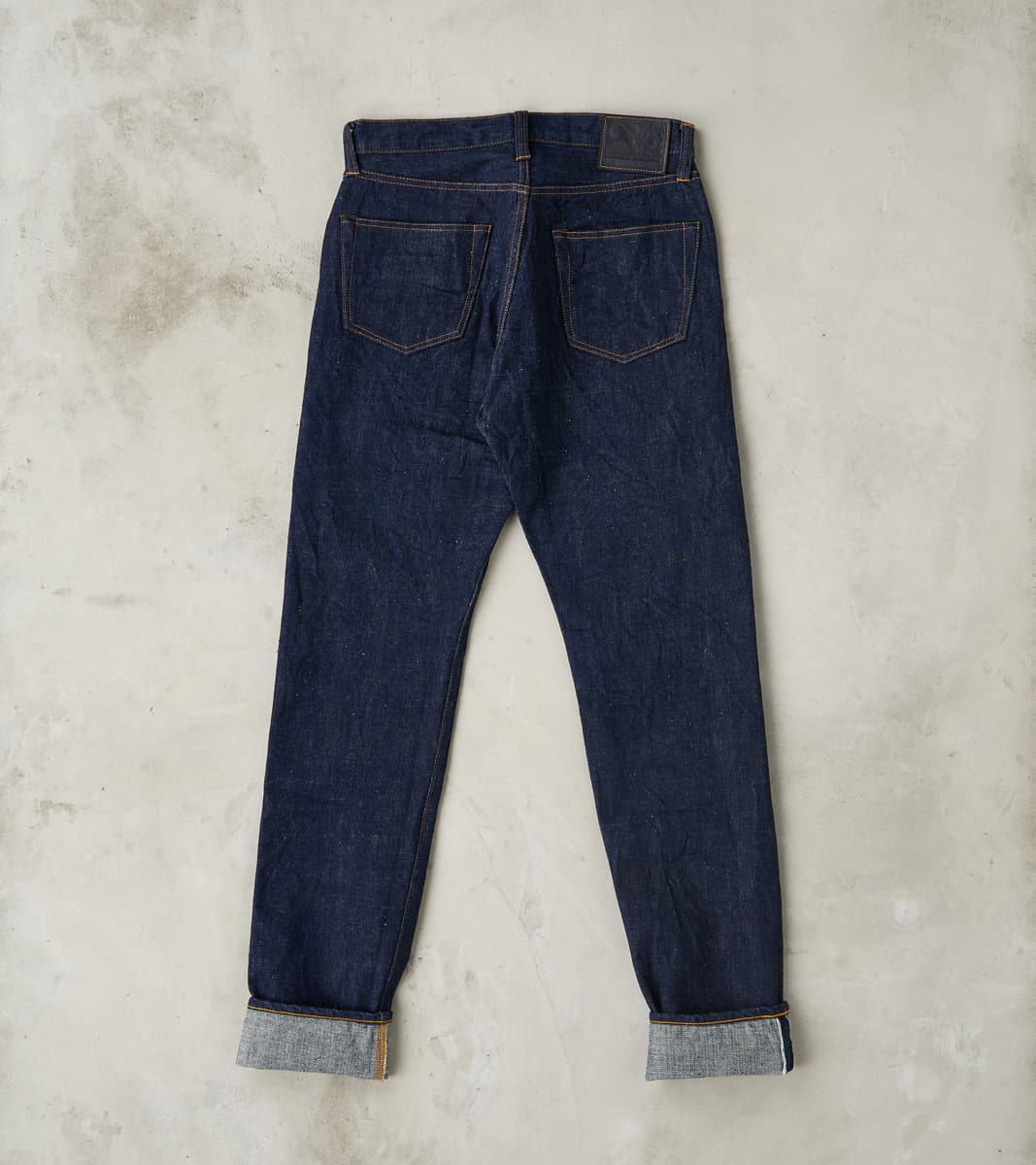S211AX 18oz Ai Plus Benkei Natural Indigo - Relaxed Tapered