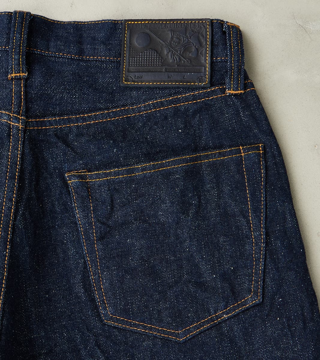 S211AX 18oz Ai Plus Benkei Natural Indigo - Relaxed Tapered