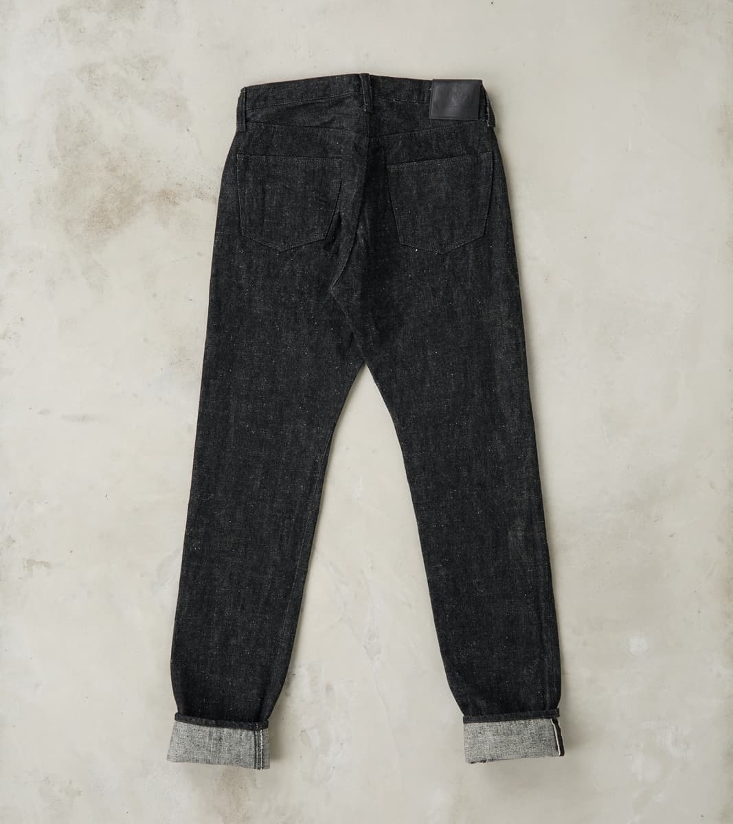S211BK 17oz Koku Benkei Black - Relaxed Tapered