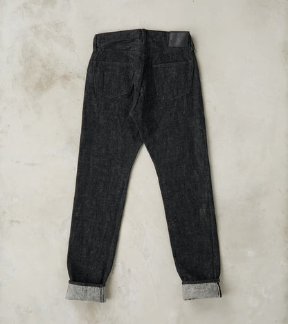 S211BK 17oz Koku Benkei Black - Relaxed Tapered