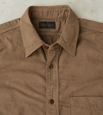 SSS26-ATW Olive Tropical Weather Dobby Shirt