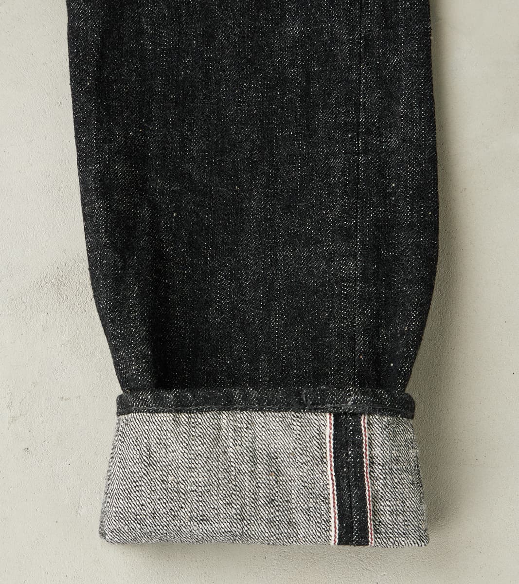 S211BK 17oz Koku Benkei Black - Relaxed Tapered