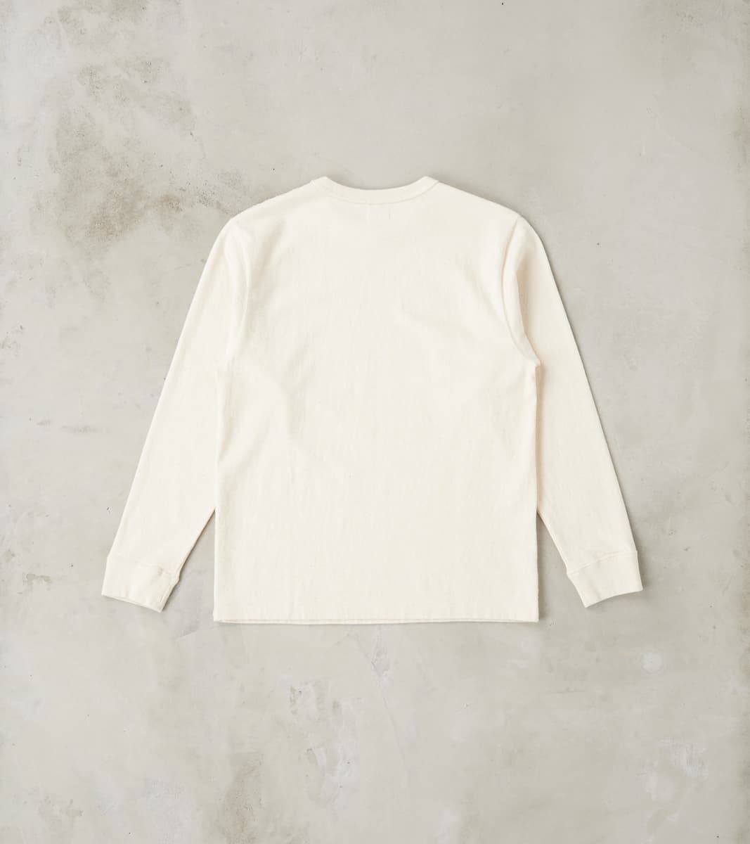 SJSLT-SC01 Japanese Cotton Long Sleeve T-Shirt - Natural