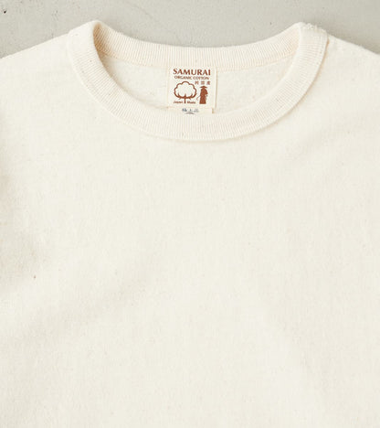SJSLT-SC01 Japanese Cotton Long Sleeve T-Shirt - Natural