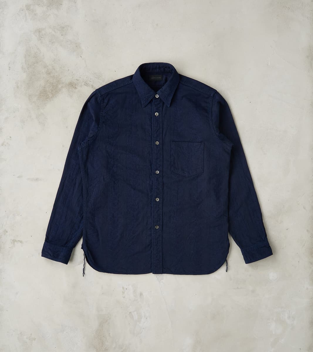 Samurai - SSS26-01W Indigo Dyed Sengen Jacquard Work Shirt