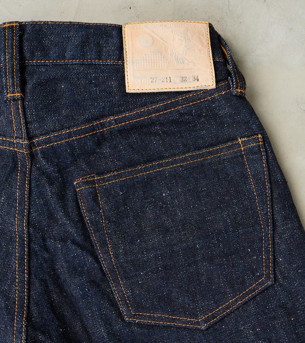 S211VX 17oz Bushido Benkei Indigo - Relaxed Tapered