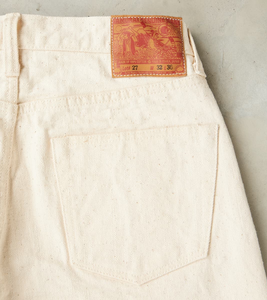 S510SC-KI 18oz Japanese Cotton Kinari - Regular Straight