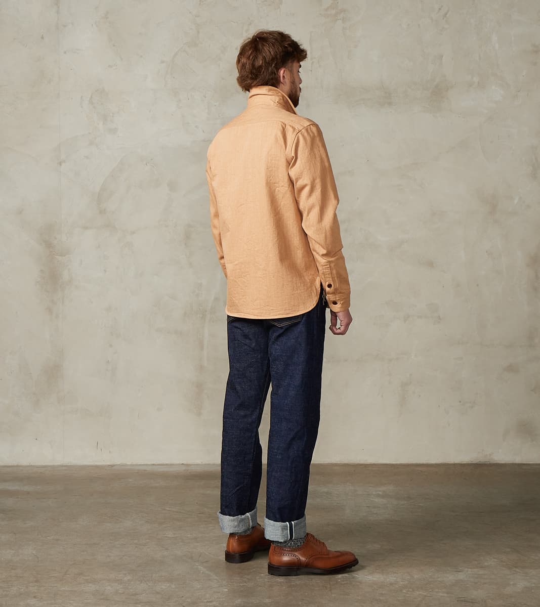 Natural Brown Fox Cotton Twill Workshirt
