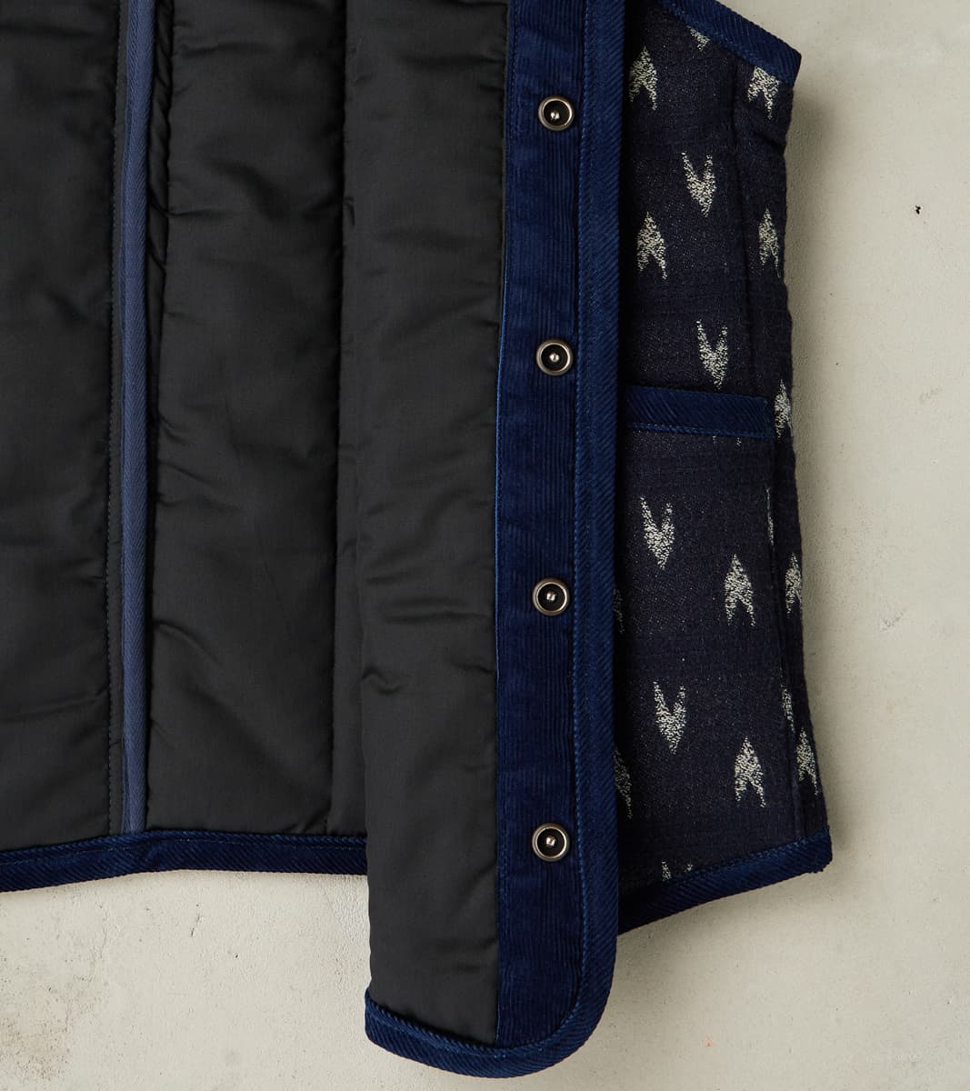 Arrow Yagasuri Indigo Sashiko Vest