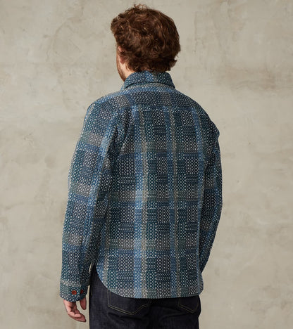 Noragi Blue Sashiko Workshirt