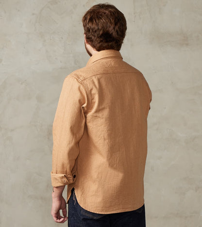 Natural Brown Fox Cotton Twill Workshirt