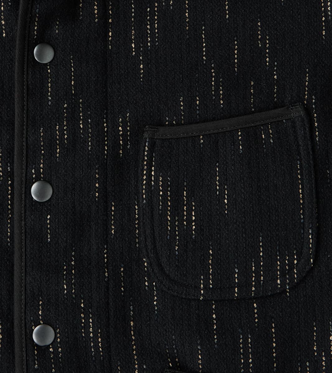 Kasuri Black Beach Cloth Work Jacket